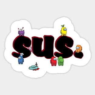 Youre Sus Emoji Sticker for Sale by AlpacaSmokes