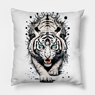 white tiger Pillow