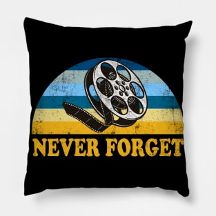 Never Forget Cinema Pillow