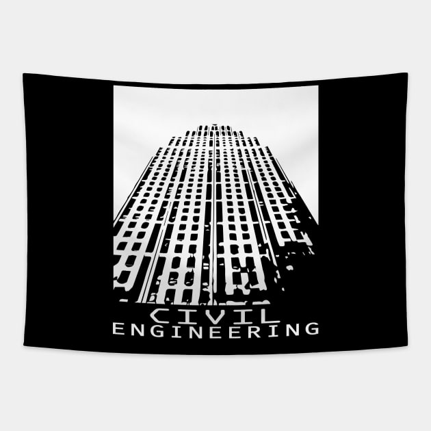 civil engineering, engineer, building design Tapestry by PrisDesign99