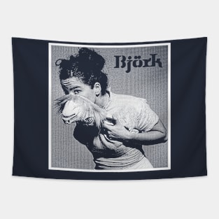 bjork retro Tapestry