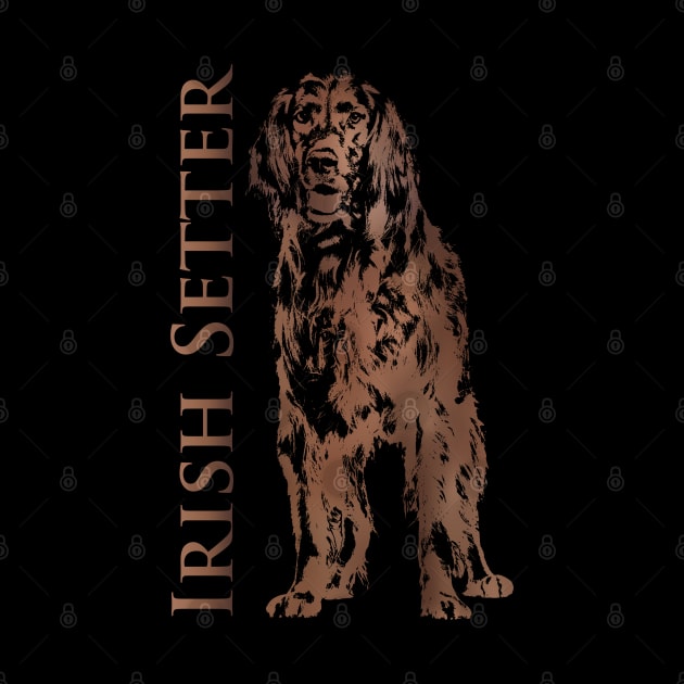 Irish Setter Dog by Nartissima