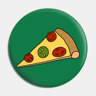 funny piece of pizza Pin