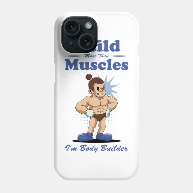 Massive Gains Body Builder Phone Case by milatees