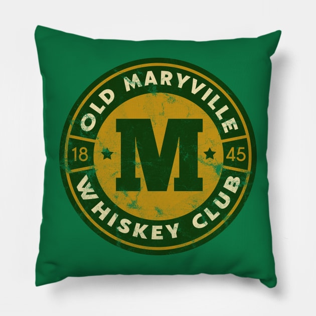 Old Maryville Whiskey Club - Full Color Pillow by The Maryville Store