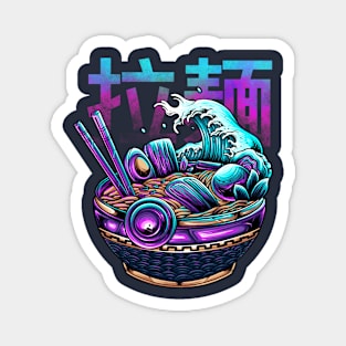 Neon Ramen Magnet