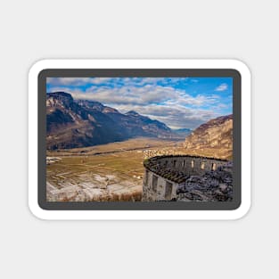 View from Beseno Castle in Trentino, Italy Magnet