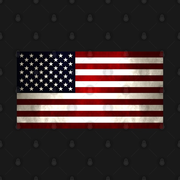 Star and Stripes - USA Flag - Dark by SolarCross