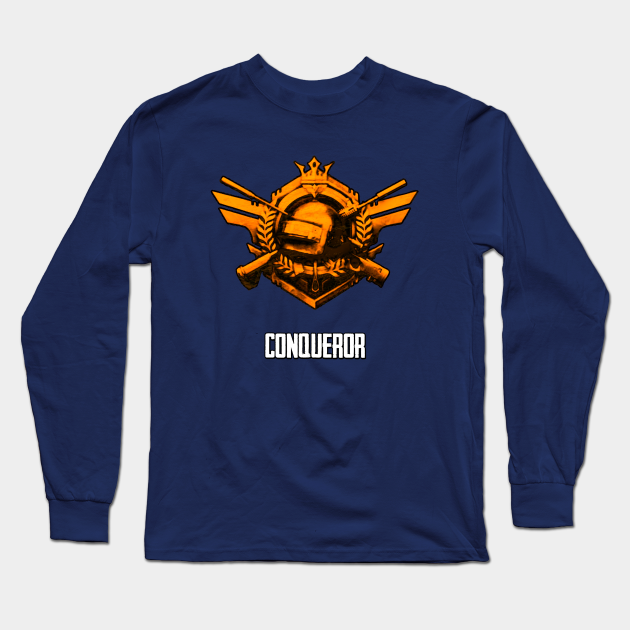 Pubg Conqueror Pubg Langarmshirt Teepublic De Cara mengedit skema tier pubg menjadi conqueror | pubg mobile. teepublic