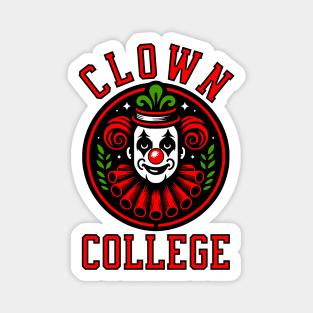 Vintage Clown College Magnet
