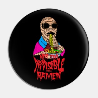 invisible man eat ramen Pin