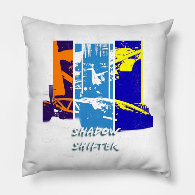 shadow shifter (coloured) Pillow by Legacy Lair