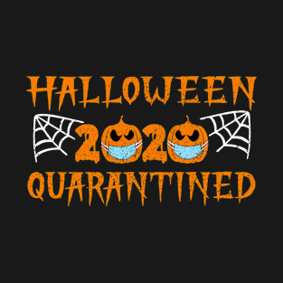 Halloween Quarantine Jack O Lanterns with masks T-Shirt