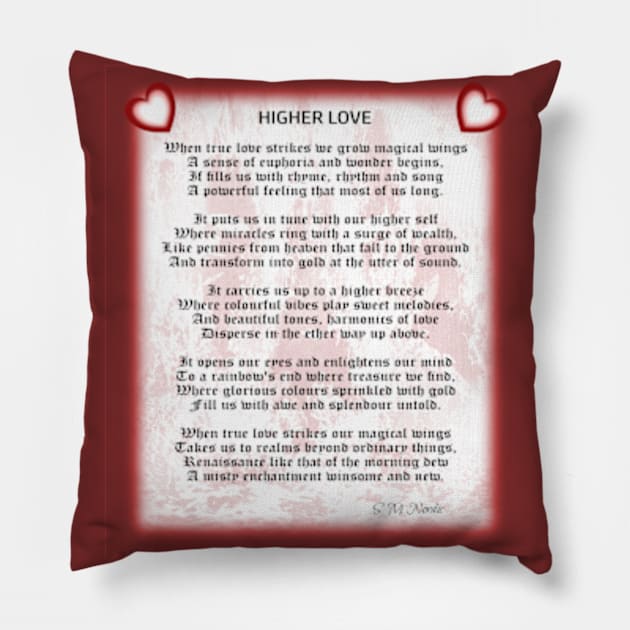 Valentine Day Love Poem Pillow by SueNordicDesigns