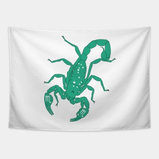 Scorpio (Jungle Green) Tapestry