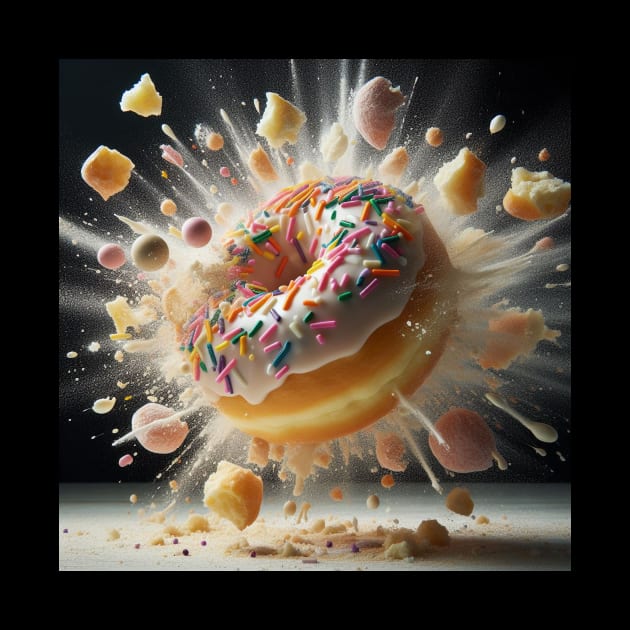 Exploding Donut by Donut Duster Designs