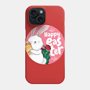 Happy Easter. Cute Easter Bunny design Phone Case