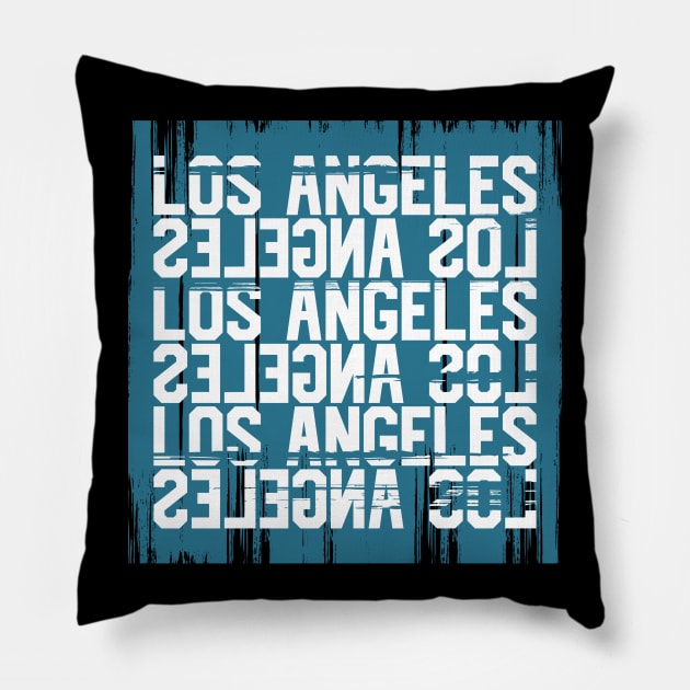 California - Los Angeles Pillow by TambuStore