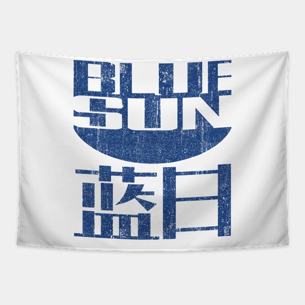 Blue Sun Corporation Tapestry by huckblade