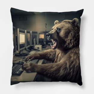 Bear Market Pillow