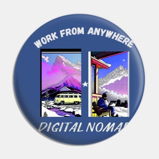 Nomad In The Snow Pin