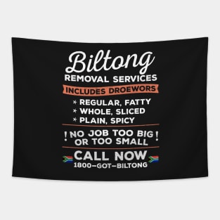 Biltong Removal Services South Africa Braai Tapestry