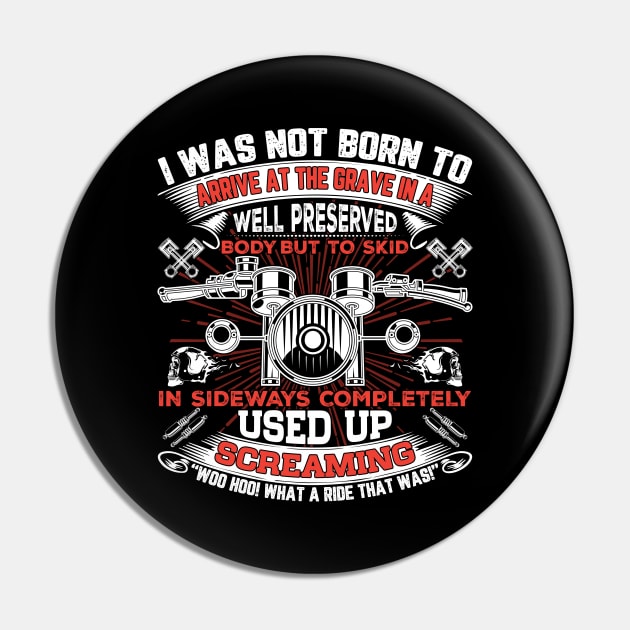 biker Pin by UniqueWorld