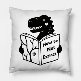 Dino : How To Not Extinct Pillow