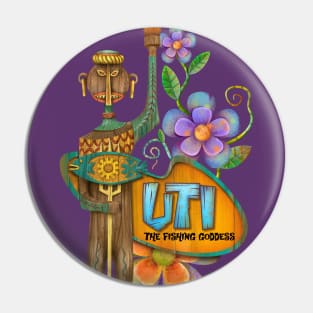 Tiki goddess Pin