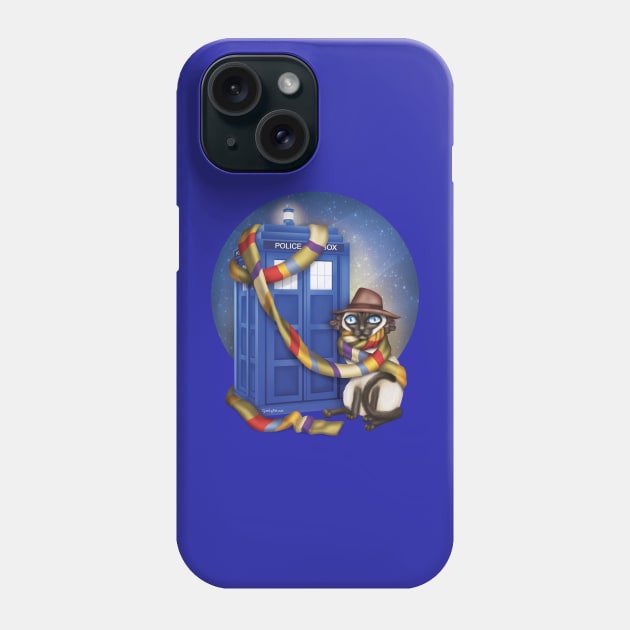 Dr WhoCat Phone Case by GeekyPet