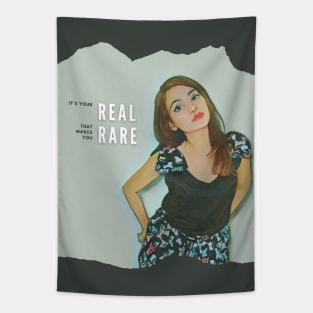 Real and Rare Woman Tapestry