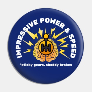 Manual Mind - Actually Autistic Humor Pin