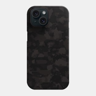 Black Digital Camouflage Phone Case