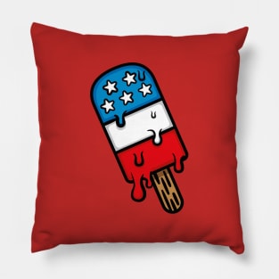 American Popsicle Angle (Red) Pillow