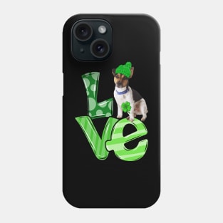 Lover Rat Terrier Dog Lucky Shamrock Happy St Patrick's Day Phone Case