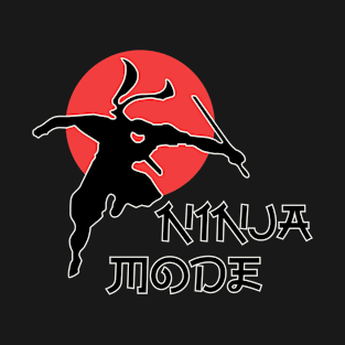 Ninja Mode Assassin - Japanese Ninja Style T-Shirt