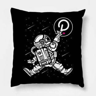 Astronaut Polkadot DOT To The Moon Crypto Token Cryptocurrency Wallet Birthday Gift For Men Women Kids Pillow