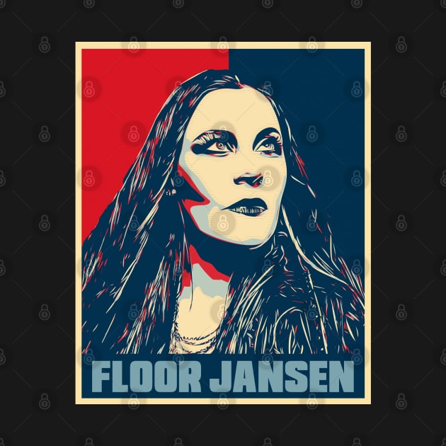 Floor Jansen Hope Poster Art by Odd Even