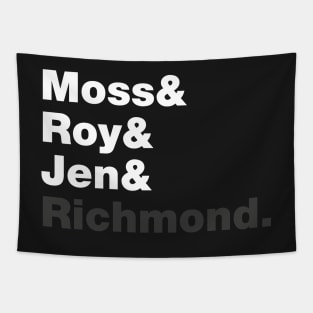 The IT Crowd Staff - Moss, Roy, Jen, Richmond Tapestry