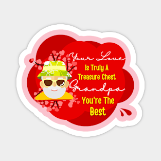 Grandpa: The Treasure of My Heart Tee Magnet