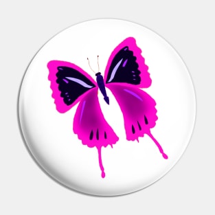 pink butterfly Pin