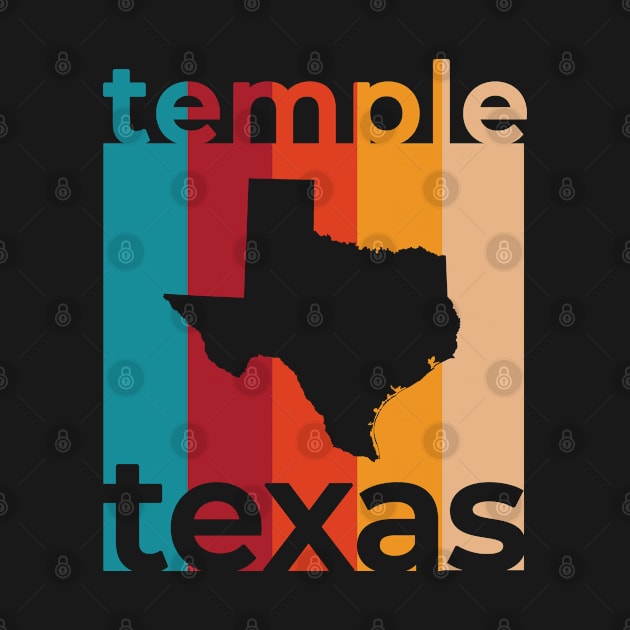 Temple Texas Retro by easytees