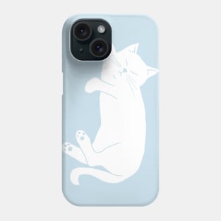 White cat. Phone Case