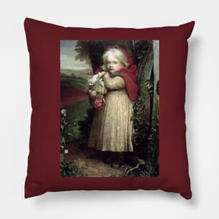 Red Riding Hood - George Frederick Watts Pillow