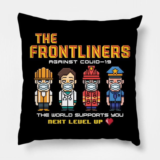 The Frontliners 3 Pillow by opippi