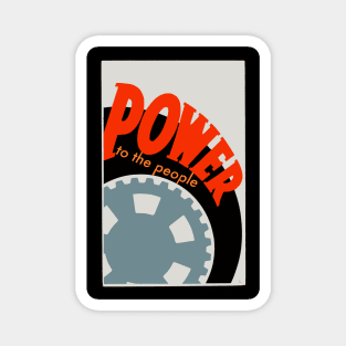 Power to the People Magnet