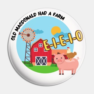 Little Farm E I E I O Pin