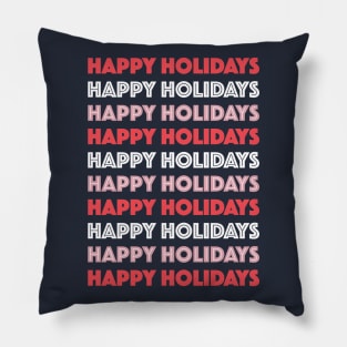 Happy Holidays (Arctic) Pillow