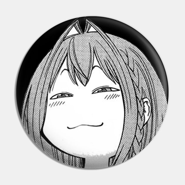 Waifu Smug Funny Anime Girl Pin by Dokey4Artist