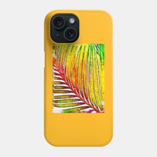 Watercolor Palm Leaf Phone Case